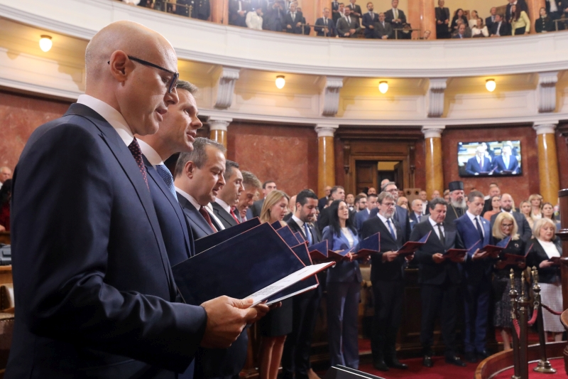 New government of Serbia elected