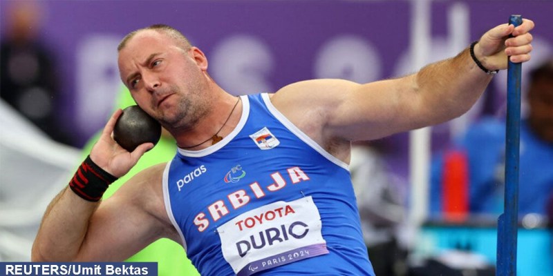 Nebojša Đurić receives back silver medal in shot put at Paralympic Games