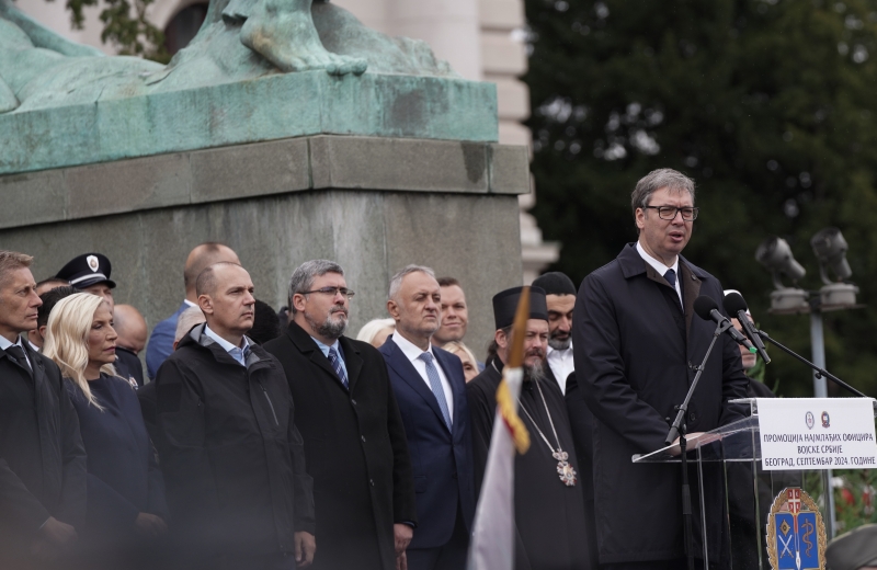 Youngest officers of Serbian Army promoted