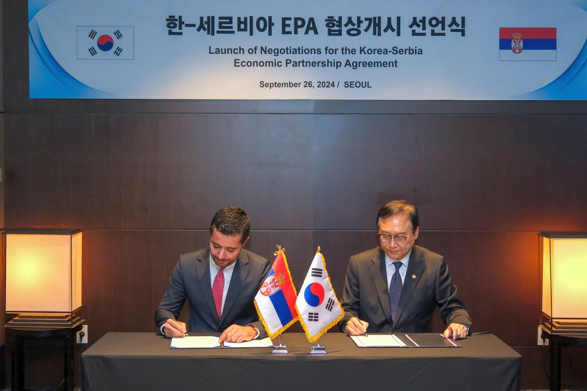 Negotiations launched with Republic of Korea on economic partnership agreement