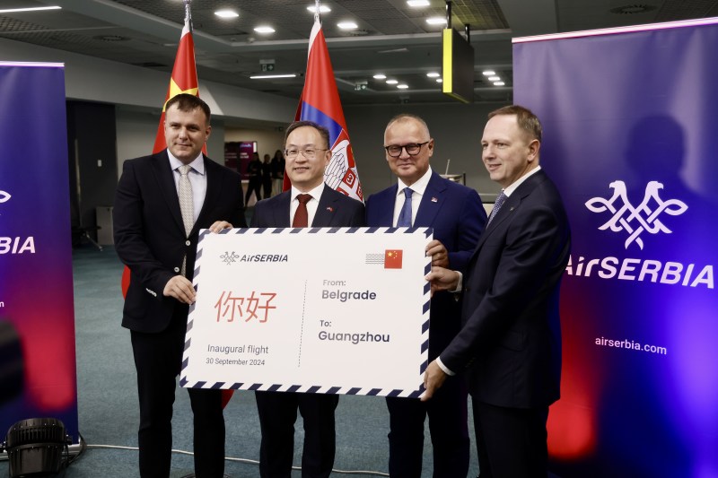 Direct Belgrade-Guangzhou flights launched amid strengthening economic ties with China