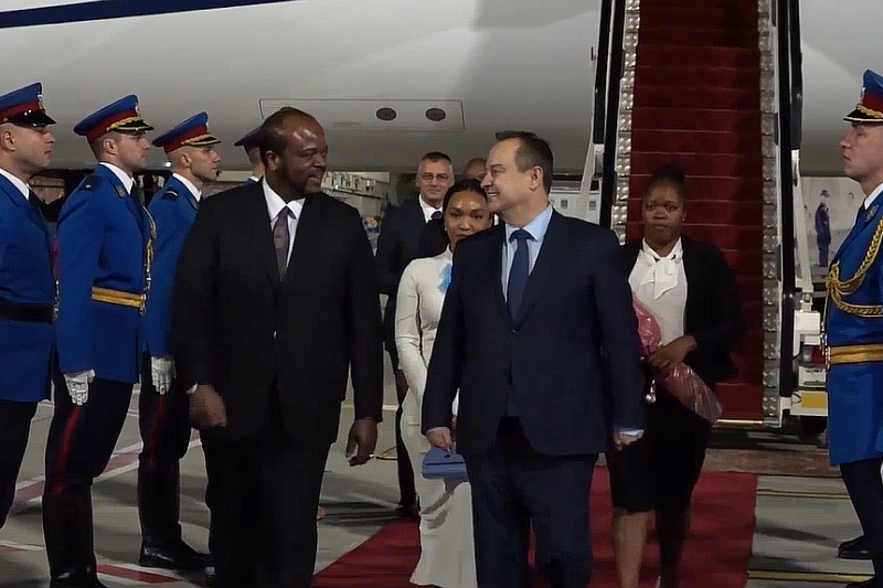 King of Eswatini arrives on official visit to Serbia