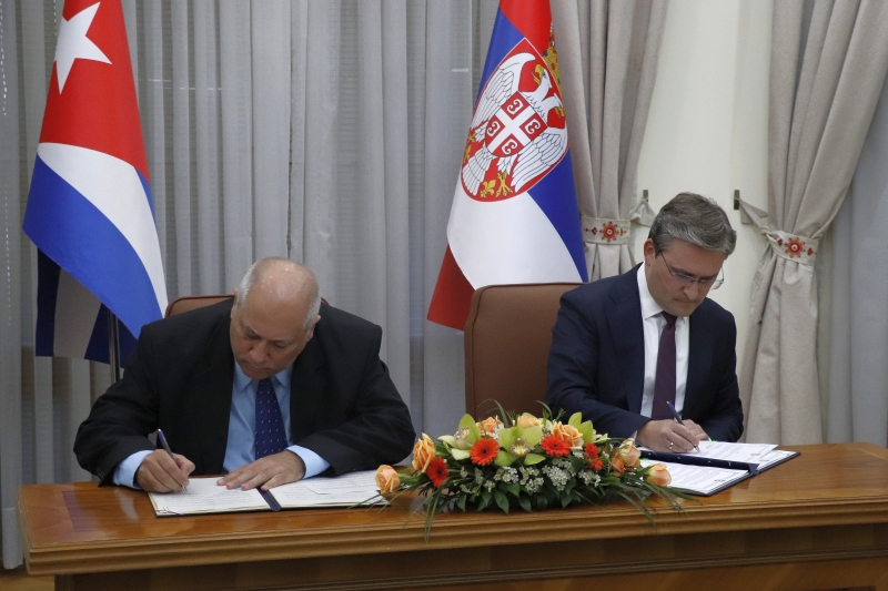 Serbia, Cuba sign Agreement on preventing illicit trade in cultural goods