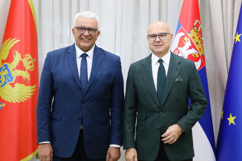 Strengthening cooperation, bilateral relations with Montenegro