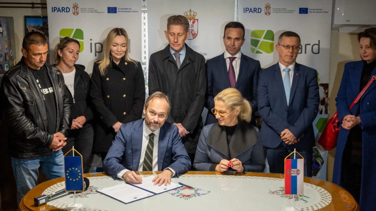 IPARD III Financing Agreement between Serbian government, EU exchanged