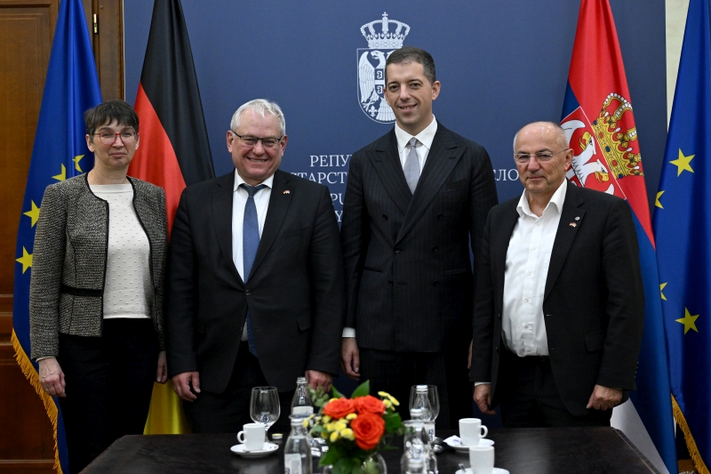 Political dialogue at all levels important for strengthening Serbian-German relations