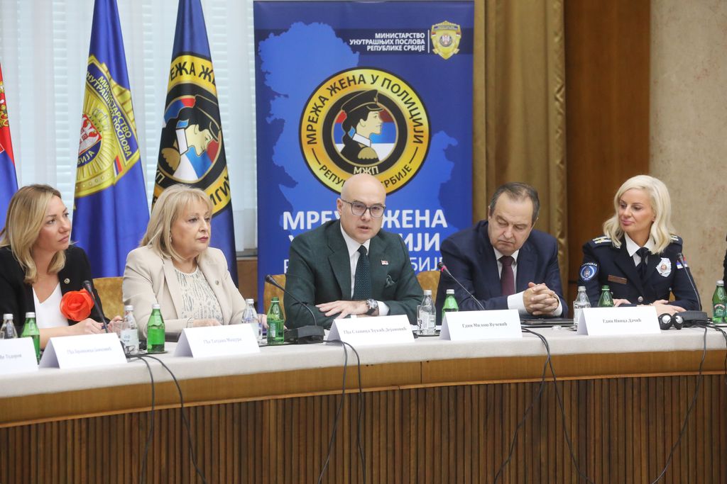 Policewomen support, strength of Serbian police