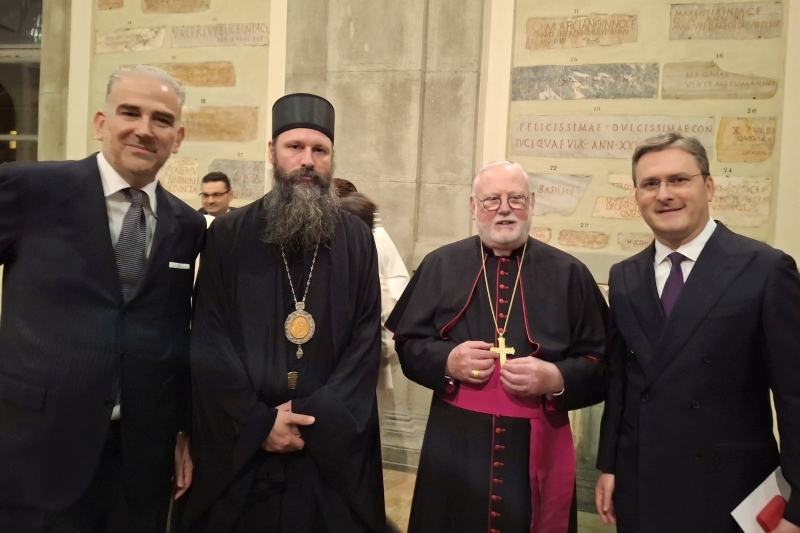 Selaković attends ceremony of inducting new cardinals into office in Vatican