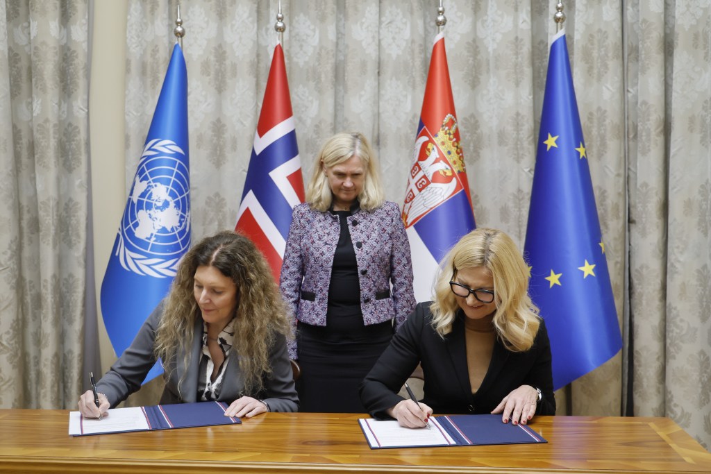 Agreement signed with UNOPS on support for establishment of centre of excellence