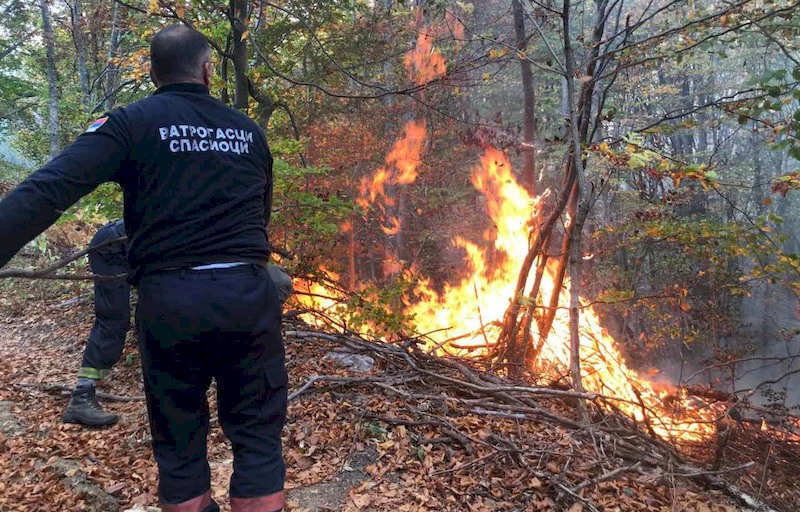 Знатно повољнија ситуација за гашење пожара на Старој планини