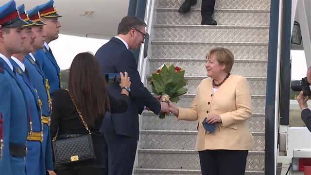 Немачка канцеларка Ангела Меркел допутовала у посету Србији