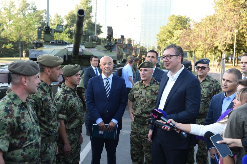 Приказ војне опреме поводом Дана српског јединства, слободе и заставе