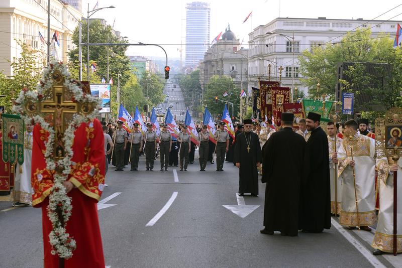 Припадници Министарства одбране и Војске Србије учествовали у Спасовданској литији