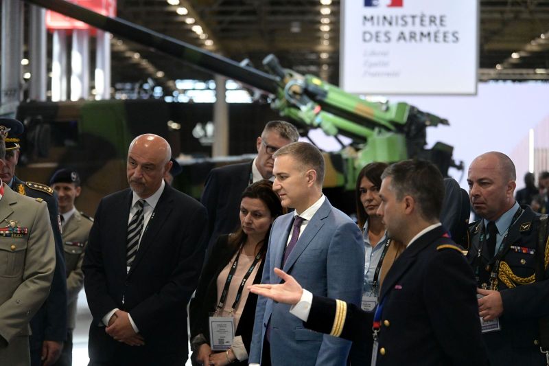 Стефановић на отварању Сајма војне технике "Eurosatory 2022" у Паризу