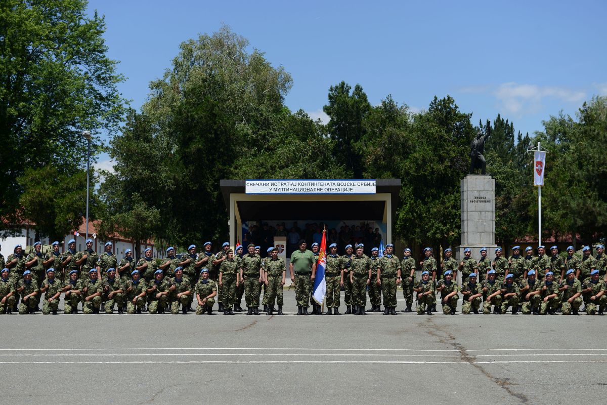 Испраћај контингента Војске Србије у мировну операцију УН у Либану