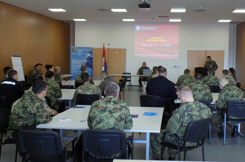 Међународни курс за штабне официре УН у бази „Југ“ код Бујановца