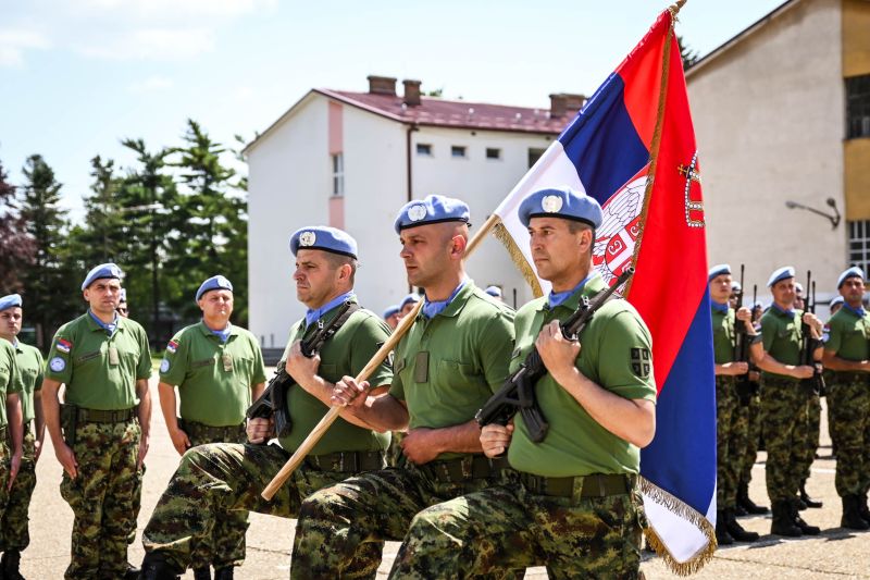 Испраћај контингента Војске Србије у мировну операцију УН у Либану