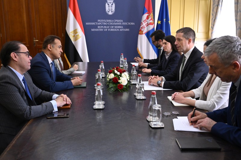 Србија опредељена за даље унапређење политичког дијалога са Египтом