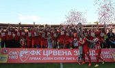Фудбалери Црвене звезде освојили титулу првака Србије