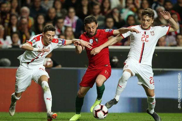Фудбалери Србије играли нерешено са Португалом